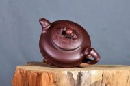 《時來運轉(zhuǎn)》宜興純實力派名家全手工紫泥紫砂壺茶具