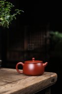 《玉潤》宜興紫砂壺助理工藝美術(shù)師純手工大紅袍泡茶壺茶具
