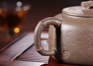 《竹節供春》宜興紫砂壺青段工藝美術師手工茶壺茶具