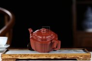 《菱花井欄》宜興名家紫砂壺高級工藝美術師純手工大紅袍泡茶壺菱花家用套裝功夫茶具