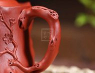 《梅樁》宜興市紫砂壺大紅袍全手工高級工藝美術師制作梅樁茶具套壺