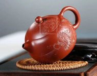 《盤龍西施》宜興紫砂壺手工實力派名家大紅袍壺茶壺西施茶具