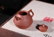 《樸雅》宜興紫砂壺原紅降坡泥全手工純手工茶壺茶具創新壺