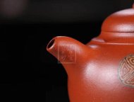 《獅韻》紫砂壺全手工茶壺老師小紅泥，絞泥（段泥、紫泥、綠泥等）壺