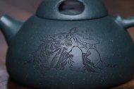 《牛氣沖天》宜興紫砂壺工藝美術師老師手工天青泥
