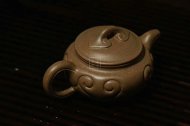 《仿古如意》宜興紫砂壺助理工藝美術(shù)師手工頂級蟹殼青茶壺泡茶具仿古如意