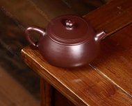 精品實用器【靈玉壺】泥料：原礦紫朱