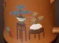 《繁花似景竹節蓋杯》經典紫砂壺宜興全手工泡茶壺茶具降坡泥