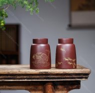 品名：精美茶倉。泥料：原礦優質紫泥