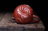《魚化龍公道杯》宜興紫砂壺手工大師收藏級(jí)茶壺大紅袍料