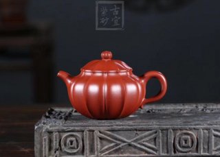 《葵蓮子》宜興大紅袍紫砂壺全純手工茗家葵蓮子紫砂茶壺