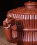 《龍頭一捆竹》宜興紫砂壺助工純手工制大紅袍收藏實用龍頭一捆竹