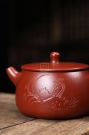 《玉潤》宜興紫砂壺助理工藝美術(shù)師純手工大紅袍泡茶壺茶具