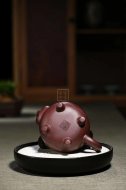 《財源滾滾》宜興紫砂壺全手工泡茶壺工藝美術(shù)師大師底槽青