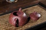 《龜兔賽跑》紫泥紫砂茶壺創(chuàng)新壺全手工高級工藝美術師宜興原礦紫砂喝茶壺