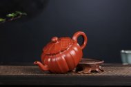《葵花八瓣》宜興紫砂壺工藝美術師手工茶壺茶具大紅袍