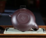 《平湖秋月（描金款）》宜興紫砂壺手工工藝美術師大師收藏級茶壺紫泥