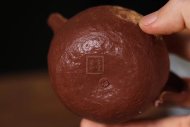 《大吉》紅降坡泥宜興紫砂壺工藝美術員全手工瓜器茶具