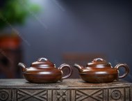 獨家首發(fā)，品名：線圓。泥料：極品紫泥（