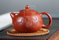 《盤龍西施》宜興紫砂壺手工實力派名家大紅袍壺茶壺西施茶具