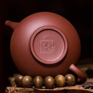 《如意合歡》宜興工藝美術師手工紫砂壺家用茶壺具套裝底槽青合歡