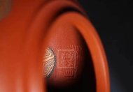 《獅韻》紫砂壺全手工茶壺老師小紅泥，絞泥（段泥、紫泥、綠泥等）壺