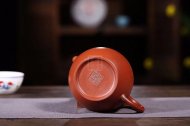 《祥龍納?！芬伺d紫砂壺名家工藝美術師手工茶壺料大紅袍祥龍納福壺