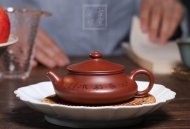 《玉扁》宜興紫砂壺實力派名家手工紅皮龍泡茶壺茶具