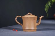 《湘妃竹（送同款茶葉罐）》宜興紫砂壺高級工藝美術師手工茶壺茶具260