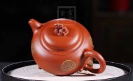《獅韻》紫砂壺全手工茶壺老師小紅泥，絞泥（段泥、紫泥、綠泥等）壺