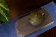 《魚(yú)樂(lè)》宜興工藝美術(shù)師手工紫砂壺茶壺具民國(guó)綠