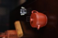 《漢瓦》宜興紫砂壺朱泥助理工藝美術(shù)師手工漢瓦茶壺茶具