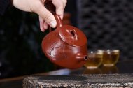 《石瓢》宜興紫砂壺實(shí)力派名家手工大紅袍石瓢茶壺