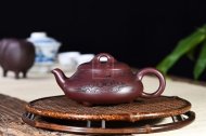 《漢棠石瓢》紫砂壺宜興工藝美術師手工泡茶壺石瓢茶具紫泥茶壺