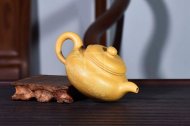 《仿古》宜興仿古紫砂壺高級(jí)工藝美術(shù)師手工茶壺黃金段泥仿古
