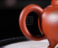 《獅韻》紫砂壺全手工茶壺老師小紅泥，絞泥（段泥、紫泥、綠泥等）壺