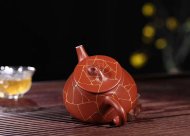 《金絲石瓢》宜興紫砂壺工藝美術師手工大師大紅袍泡茶器石瓢