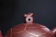 《龜兔賽跑》紫泥紫砂茶壺創(chuàng)新壺全手工高級工藝美術師宜興原礦紫砂喝茶壺