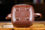 《福壽無疆》宜興紫砂茶壺名家高級工藝美術師底槽青，絞泥鳴遠四方400cc